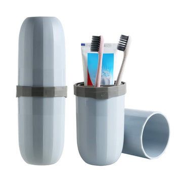 Etui brosse a dent tasse voyage portable multifonctionnel de brosse à dents simple pour le camping le voyage la maison scolaire